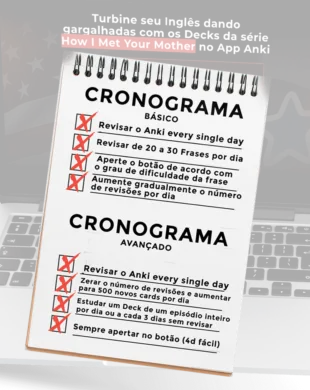 Cronograma de estudo impresso